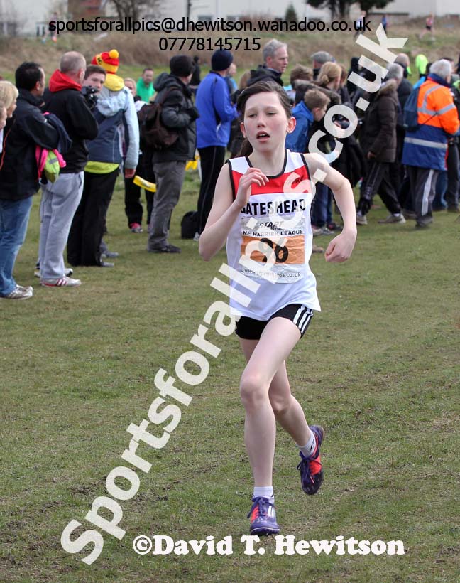 Under-11 girls NEHL Wrekenton, Gateshead. 2014 NEH, Wrekenton. Photo: David T. Hewitson/Sports for All Pics